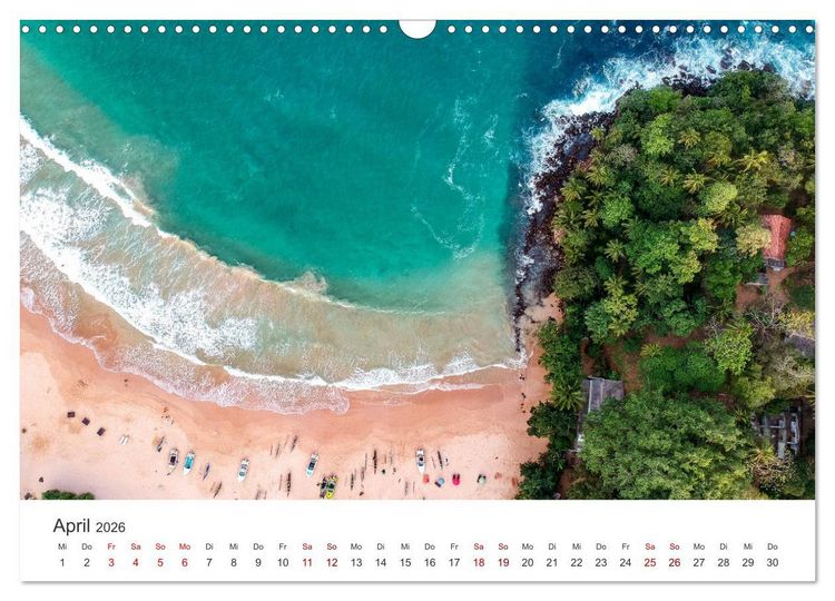 Produktbild: Sri Lanka - Eine einzigartige Trauminsel. (Wandkalender 2026 DIN A3 quer), CALVENDO Monatskalender