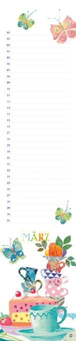 Produktbild: Gabila Musumeci Geburtstagskalender long
