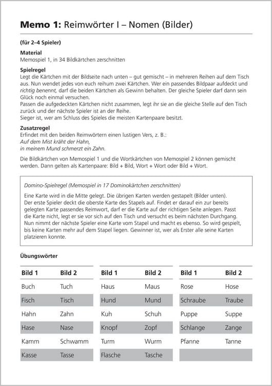 Produktbild: Sprachspiele zum Grundwortschatz