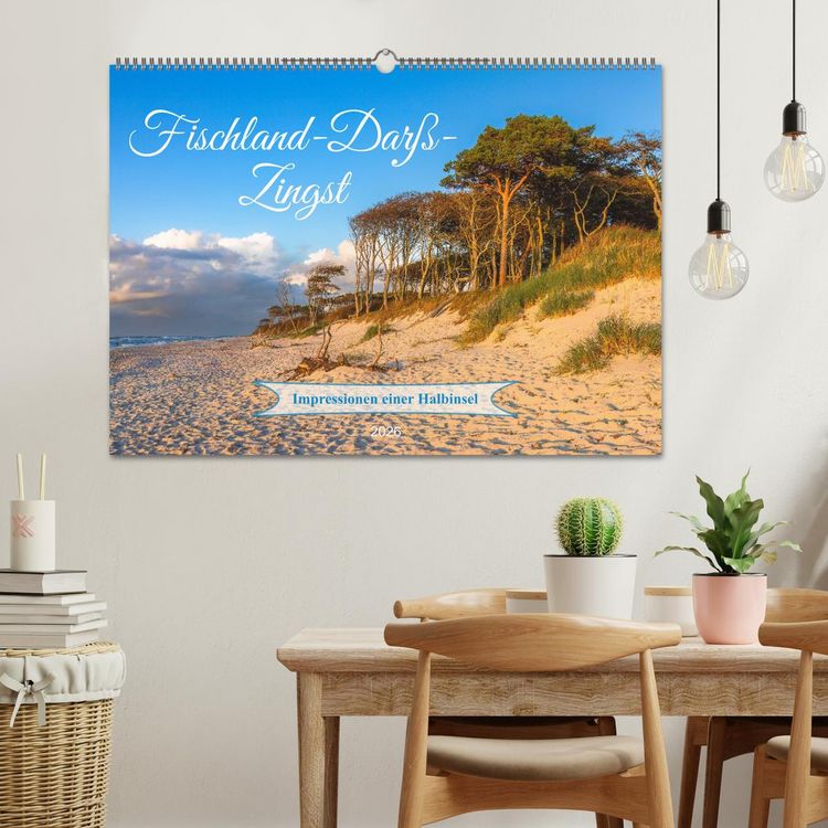 Produktbild: Fischland-Dar&szlig;-Zingst Impressionen einer Halbinsel (Wandkalender 2026 DIN A2 quer), CALVENDO Monatskalender