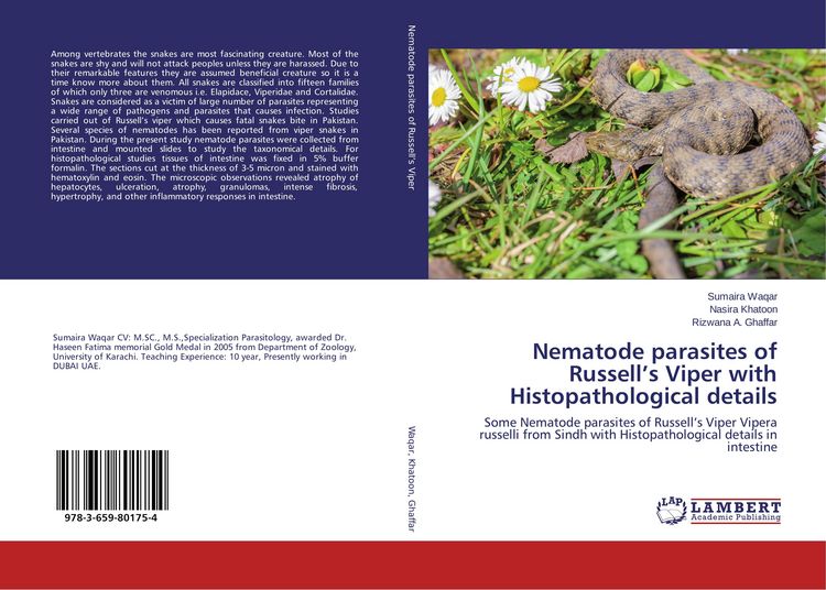 Produktbild: Nematode parasites of Russell's Viper with Histopathological details