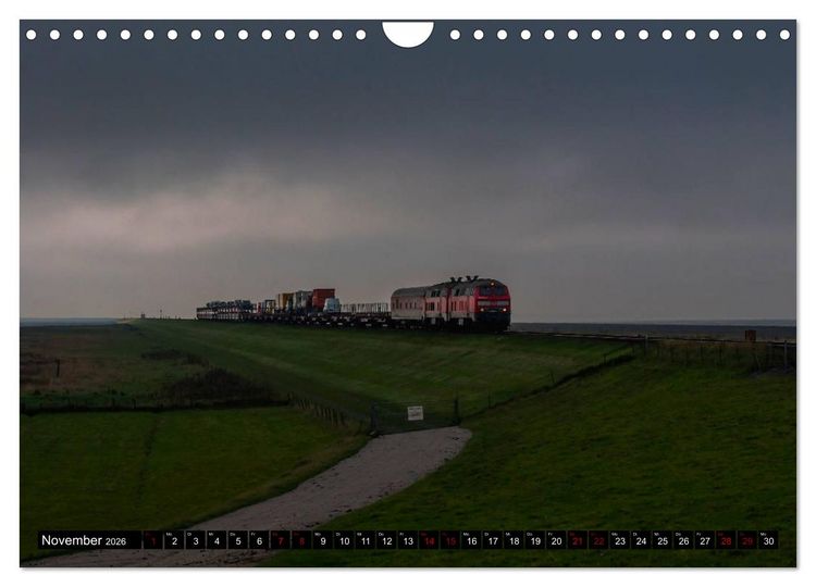 Produktbild: Die Marschbahn (Wandkalender 2026 DIN A4 quer), CALVENDO Monatskalender
