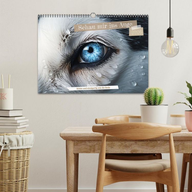 Produktbild: Schau mir ins Auge (Wandkalender 2026 DIN A3 quer), CALVENDO Monatskalender