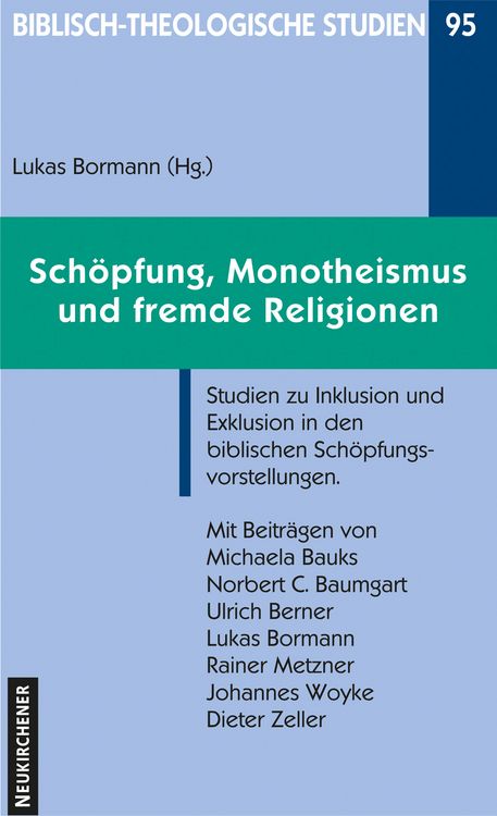 Produktbild: Sch&ouml;pfung, Monotheismus und fremde Religionen