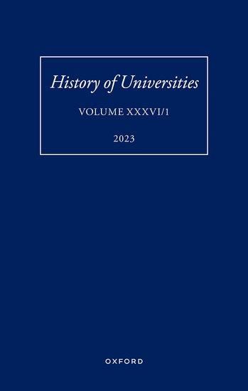 Produktbild: History of Universities: Volume XXXVI / 1