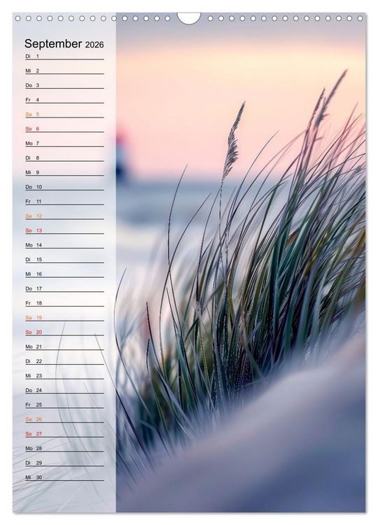 Produktbild: Maritim, Deutschlands K&uuml;sten (Wandkalender 2026 DIN A3 hoch), CALVENDO Monatskalender