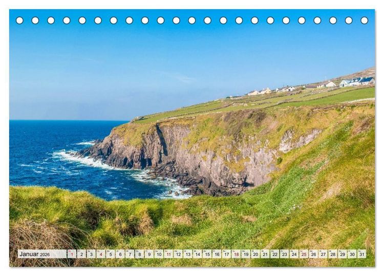 Produktbild: Kerry - Die gr&uuml;ne Perle Irlands (Tischkalender 2026 DIN A5 quer), CALVENDO Monatskalender
