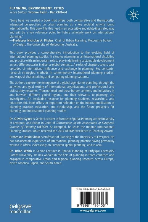Produktbild: International Planning Studies