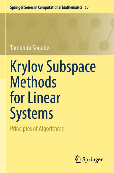Produktbild: Krylov Subspace Methods for Linear Systems