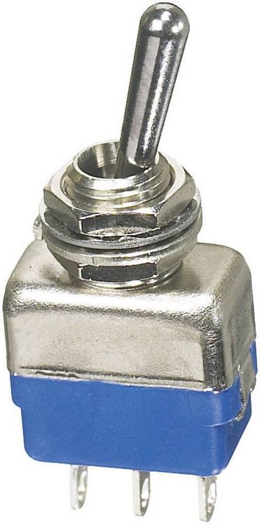 Produktbild: APEM 12149A 12149A Kippschalter 250 V/AC 2A 2 x Ein/Aus/Ein IP54 rastend/0/rastend 1St.