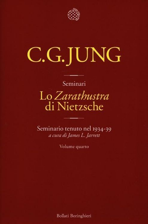 Produktbild: Jung, C: &laquo;Zarathustra&raquo; di Nietzsche. Seminario tenuto nel 19