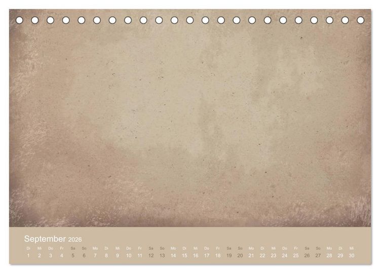Produktbild: Vintage DIY Bastel-Kalender (Tischkalender 2026 DIN A5 quer), CALVENDO Monatskalender
