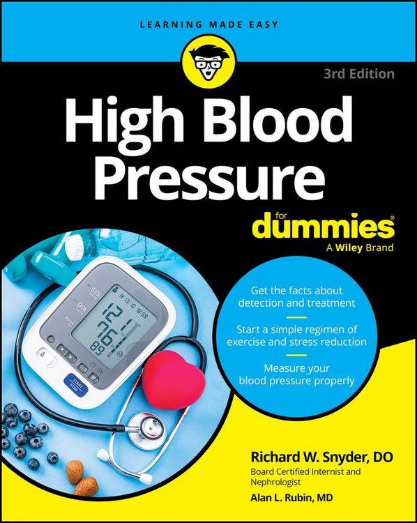 Produktbild: High Blood Pressure For Dummies, 3rd Edition