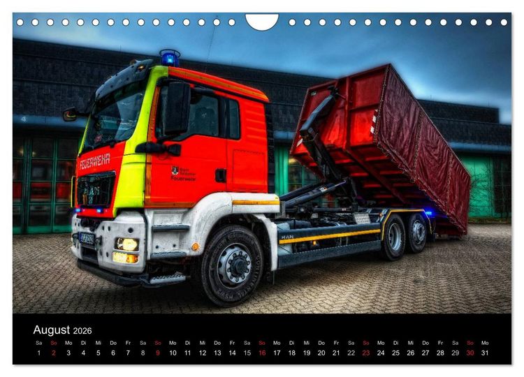 Produktbild: Berufsfeuerwehr Salzgitter (Wandkalender 2026 DIN A4 quer), CALVENDO Monatskalender