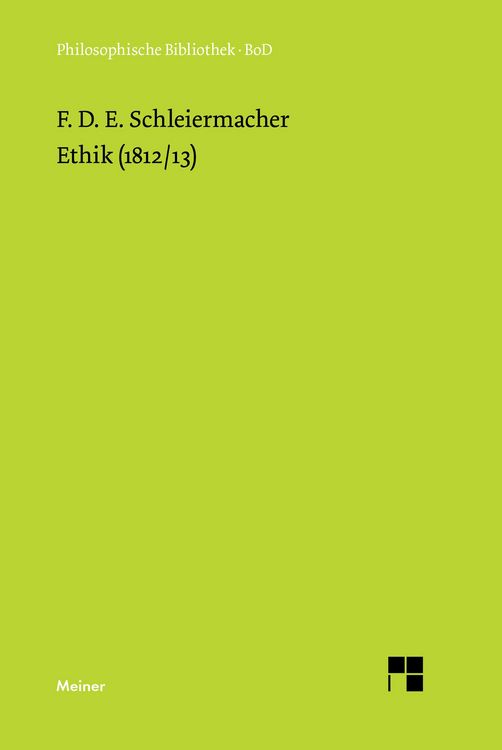 Produktbild: Ethik (1812/13)