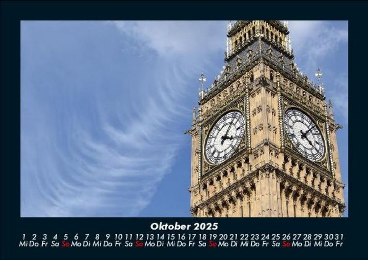 Produktbild: London 2025 Fotokalender DIN A5