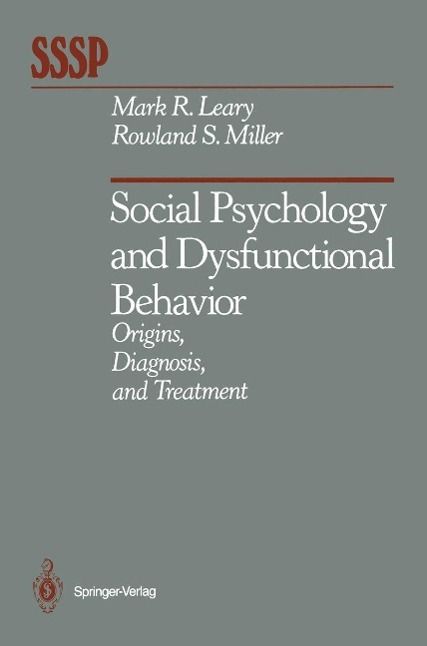 Produktbild: Social Psychology and Dysfunctional Behavior