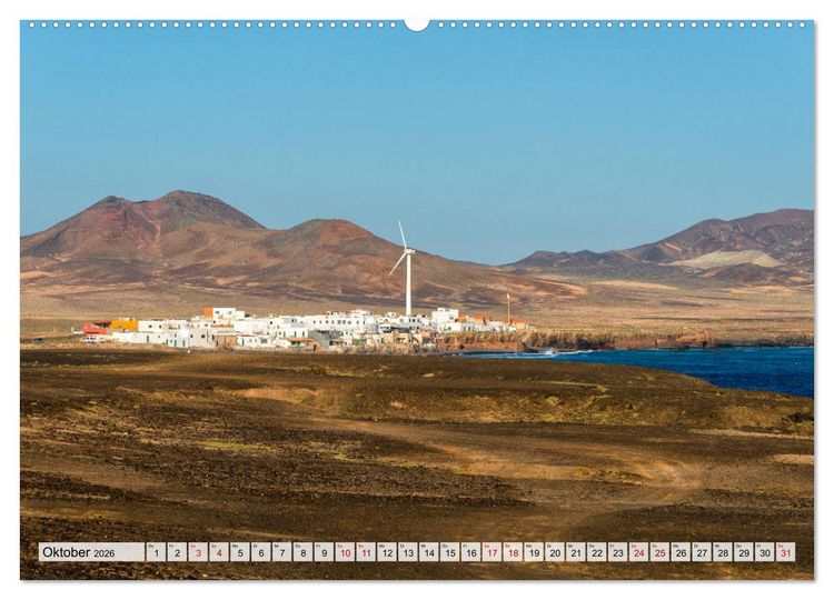 Produktbild: Fuerteventura Sand und bunte Farben (Wandkalender 2026 DIN A2 quer), CALVENDO Monatskalender