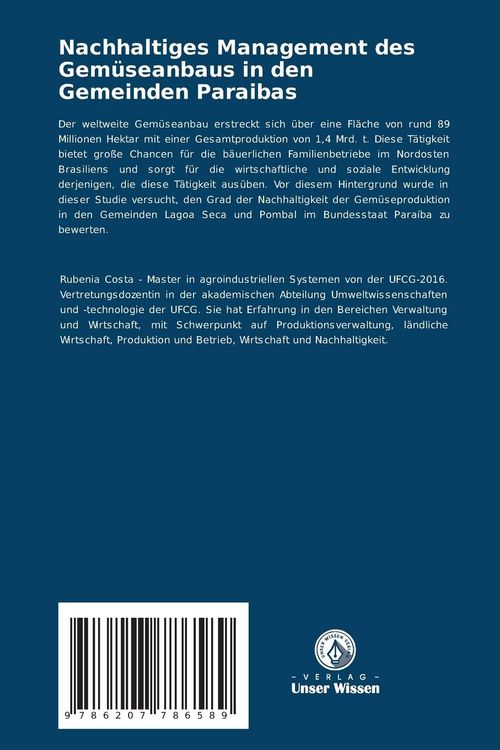 Produktbild: Nachhaltiges Management des Gem&uuml;seanbaus in den Gemeinden Paraibas