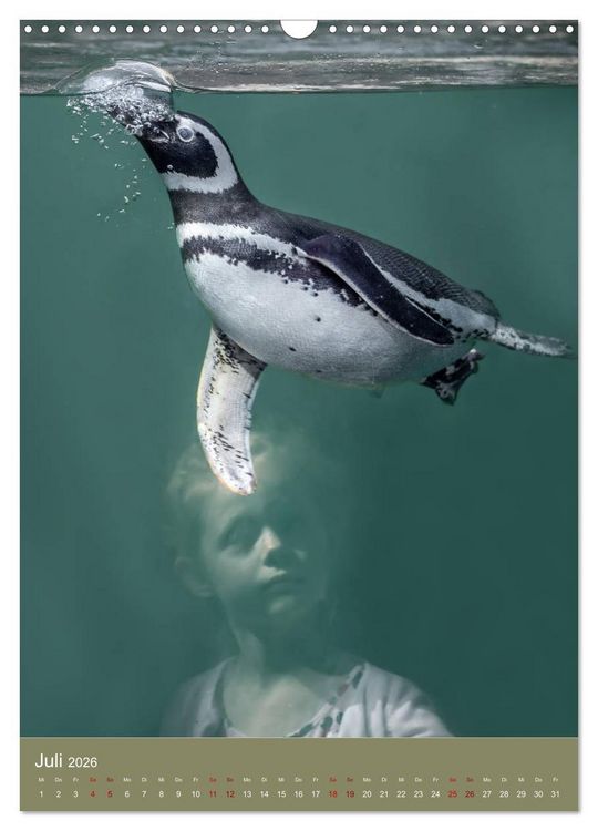 Produktbild: Portraits of Animals (Wandkalender 2026 DIN A3 hoch), CALVENDO Monatskalender