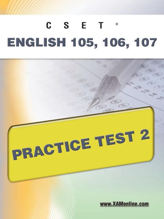Produktbild: Cset English 105, 106 Practice Test 2