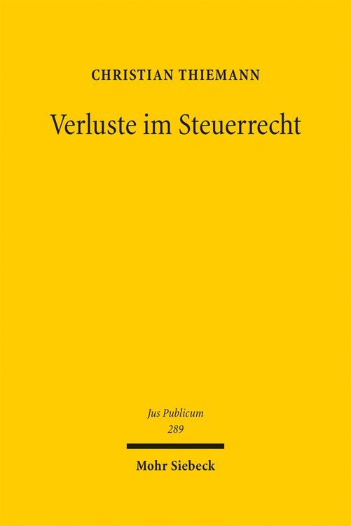Produktbild: Verluste im Steuerrecht