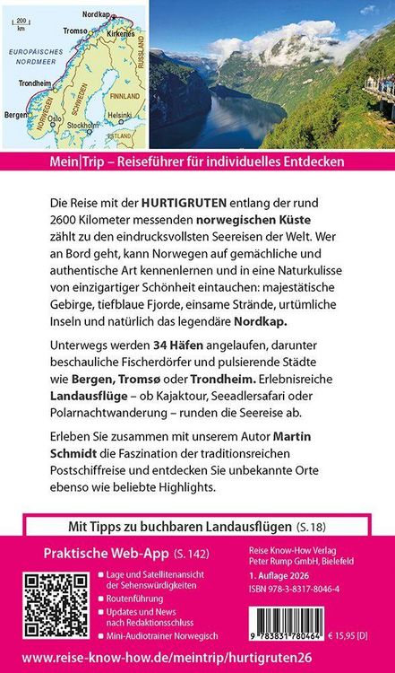 Produktbild: Reise Know-How MeinTrip Hurtigruten