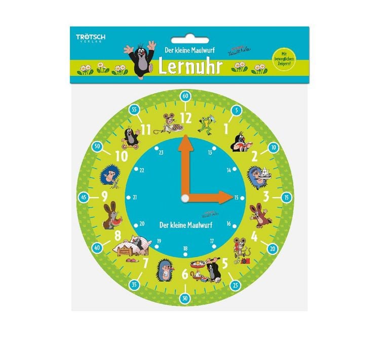 Produktbild: Tr&ouml;tsch Der kleine Maulwurf Lernuhr