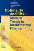 Produktbild: Optimality and Risk - Modern Trends in Mathematical Finance