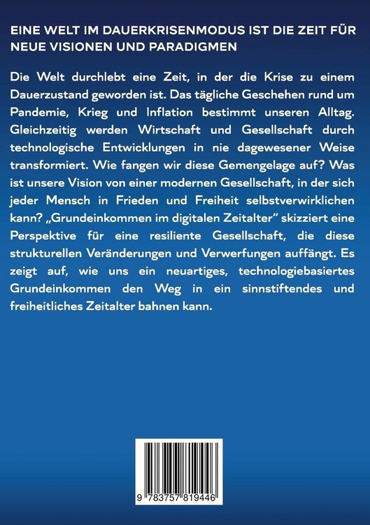 Produktbild: Grundeinkommen im digitalen Zeitalter