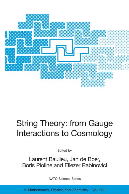 Produktbild: String Theory: From Gauge Interactions to Cosmology