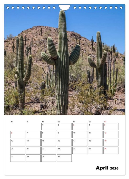 Produktbild: USA S&uuml;dwest Facettenreiche Landschaften (Wandkalender 2026 DIN A4 hoch), CALVENDO Monatskalender