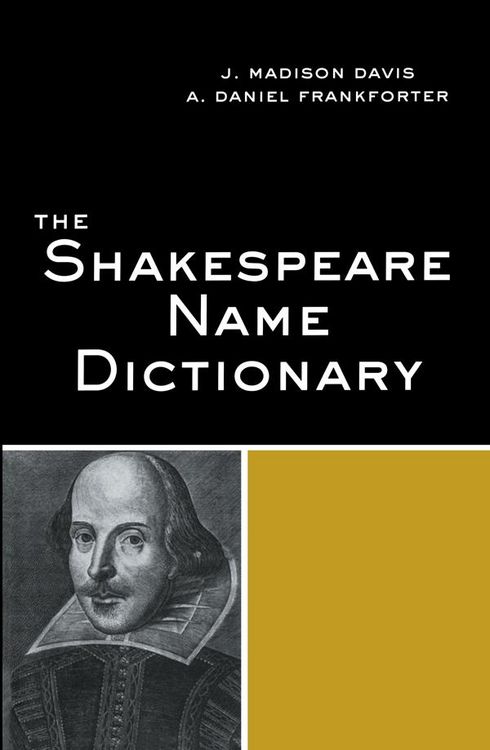 Produktbild: The Shakespeare Name Dictionary