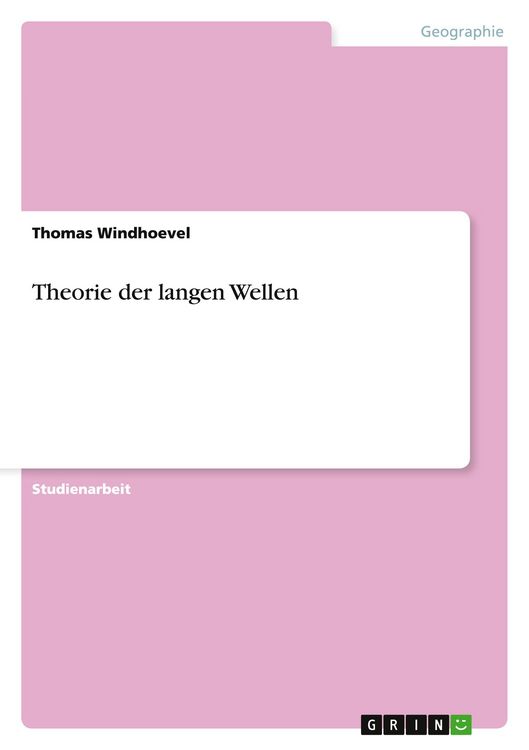 Produktbild: Theorie der langen Wellen
