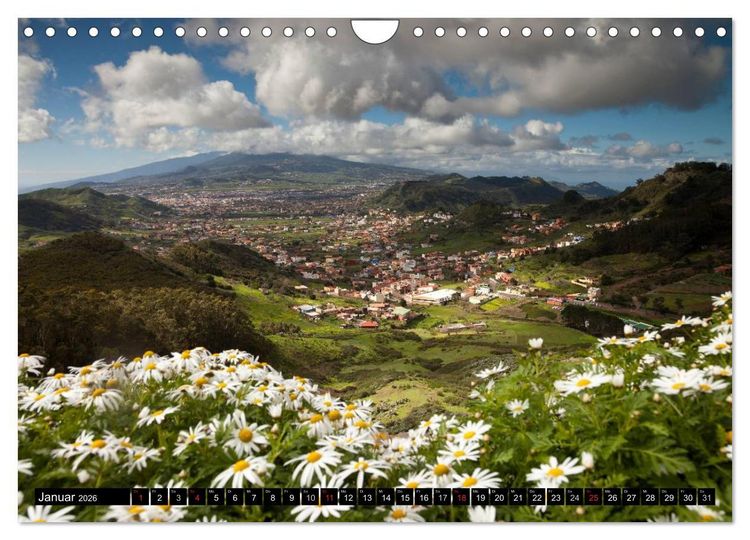 Produktbild: Kanarische Inseln - Teneriffa (Wandkalender 2026 DIN A4 quer), CALVENDO Monatskalender