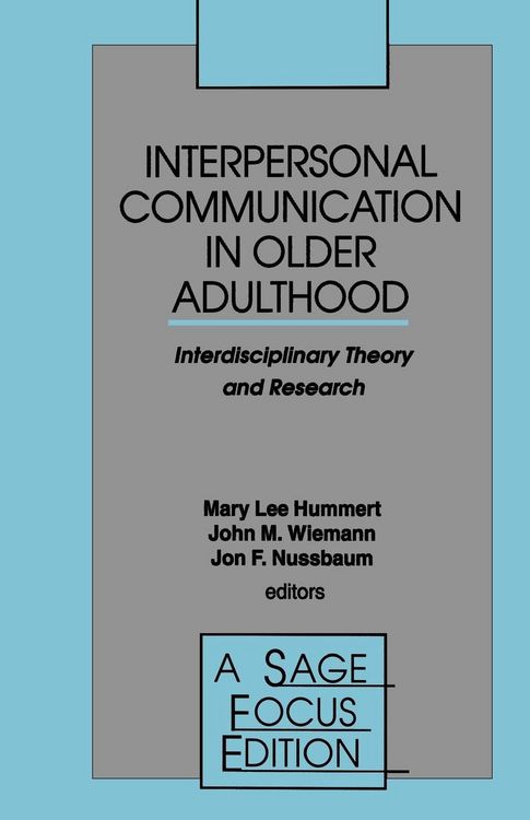 Produktbild: Interpersonal Communication in Older Adulthood