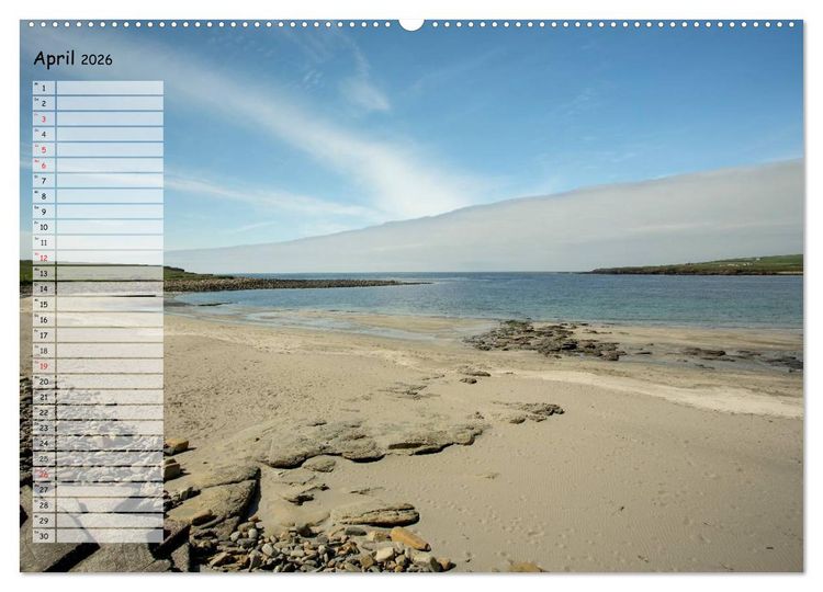 Produktbild: The Mainland Orkney - Schottlands Inseln (hochwertiger Premium Wandkalender 2026 DIN A2 quer), Kunstdruck in Hochglanz