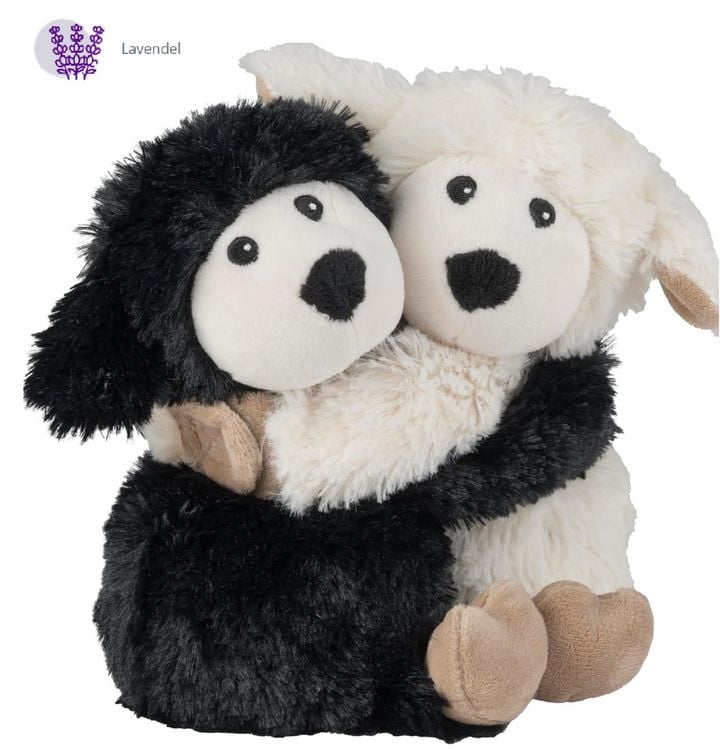 Produktbild: Warmies 15124 - Schafe s/w Kuschel-Freunde, W&auml;rmestofftiere mit Lavendelf&uuml;llung