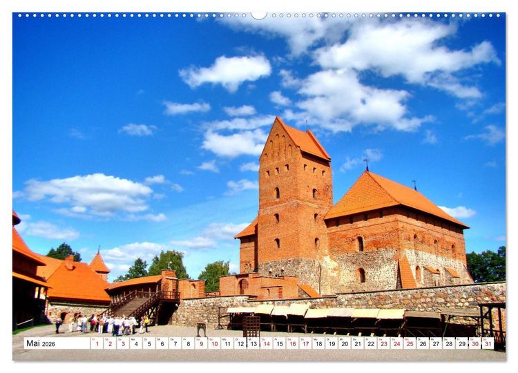 Produktbild: Traumhaftes Trakai (Wandkalender 2026 DIN A2 quer), CALVENDO Monatskalender
