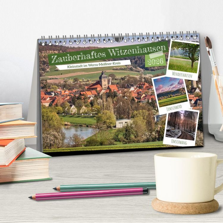 Produktbild: Zauberhaftes Witzenhausen (Tischkalender 2026 DIN A5 quer), CALVENDO Monatskalender