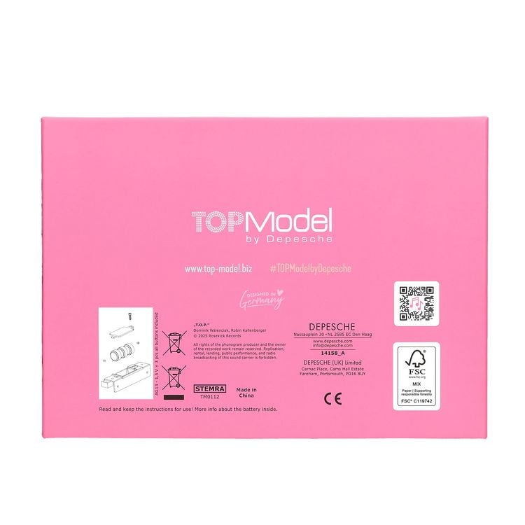 Produktbild: TOPModel gr. Schmuckk&auml;stchen mit Code und Sound MUSIC