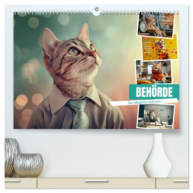 Produktbild: BEH&Ouml;RDE Der allt&auml;gliche Wahnsinn (hochwertiger Premium Wandkalender 2026 DIN A2 quer), Kunstdruck in Hochglanz