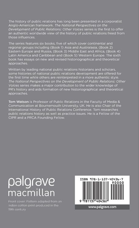 Produktbild: Perspectives on Public Relations Historiography and Historical Theorization