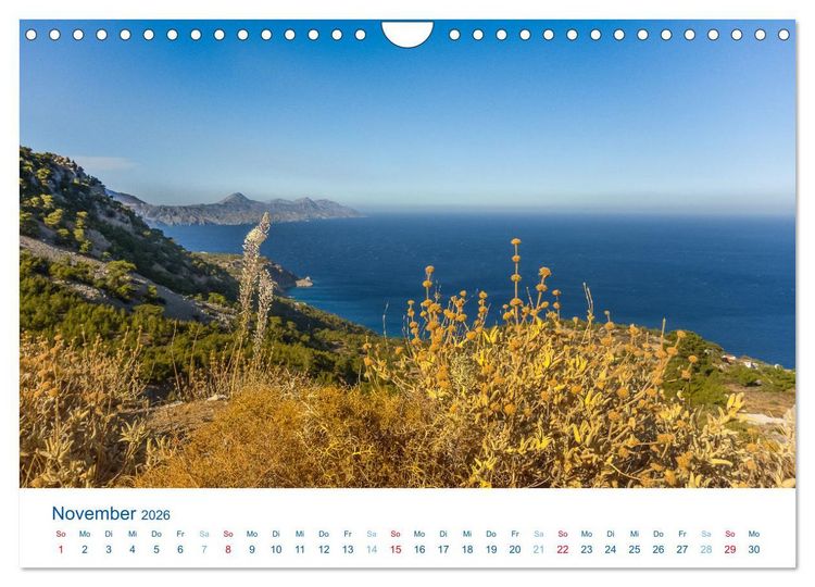 Produktbild: Karpathos - Malerische Insel in der &Auml;g&auml;is (Wandkalender 2026 DIN A4 quer), CALVENDO Monatskalender