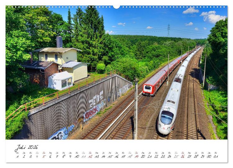 Produktbild: Unser buntes Bergedorf (Wandkalender 2026 DIN A2 quer), CALVENDO Monatskalender