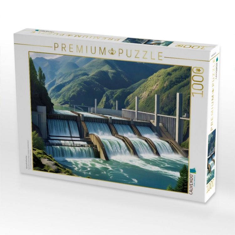 Produktbild: CALVENDO Puzzle Wasserkraftwerke | 1000 Teile Lege-Gr&ouml;&szlig;e 64x48cm Foto-Puzzle f&uuml;r gl&uuml;ckliche Stunden
