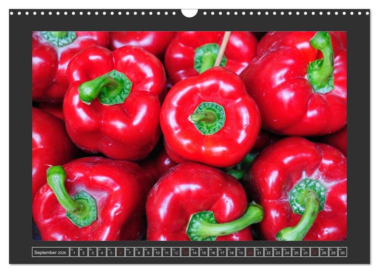 Produktbild: Obst + Gem&uuml;se (Wandkalender 2026 DIN A3 quer), CALVENDO Monatskalender