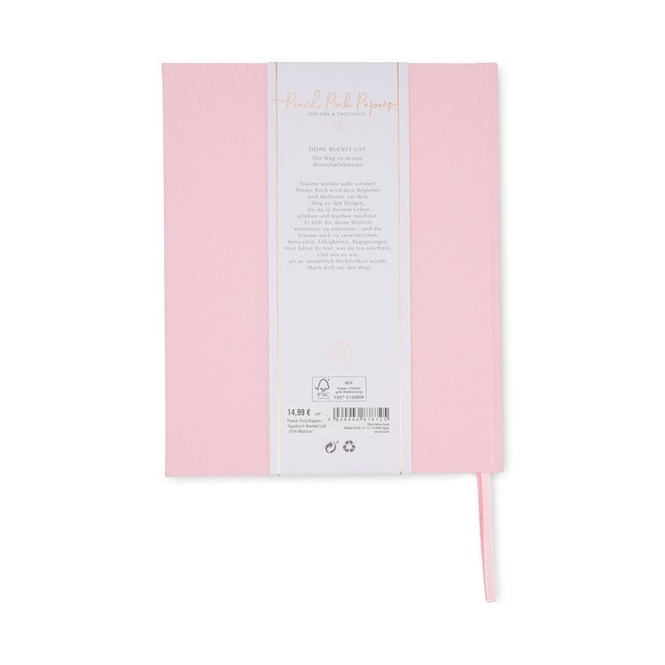 Produktbild: Tagebuch Bucket List, Pink Matcha