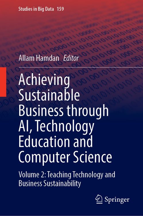 Produktbild: Achieving Sustainable Business Through AI, Technology Education and Computer Science
