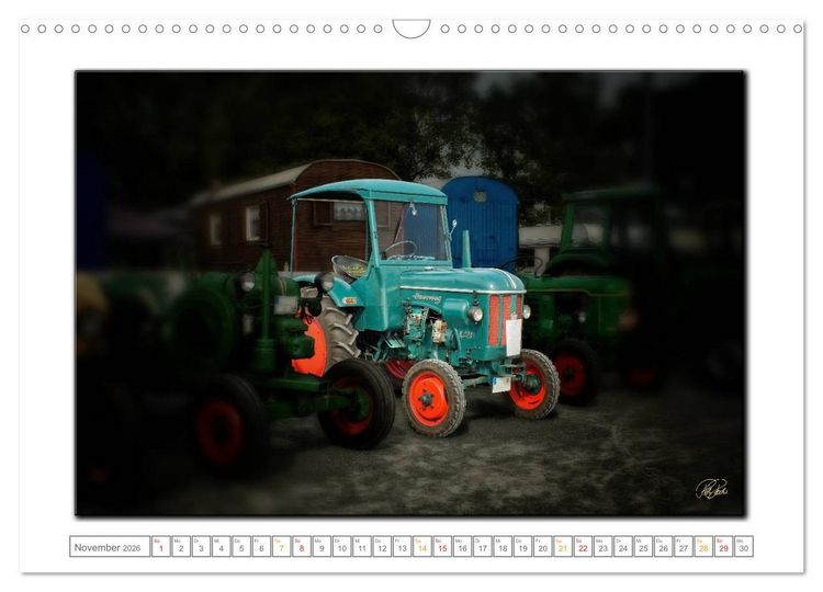 Produktbild: Oldtimer - Trecker Liebe (Wandkalender 2026 DIN A3 quer), CALVENDO Monatskalender